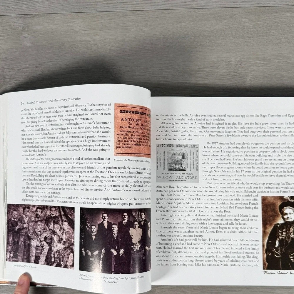 Antoine's Restaurant 175th Anniversary Celebration Roy Guste Book 2014 USA